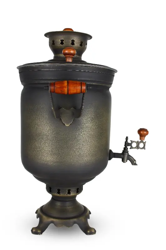 Самовар жаровой на дровах 5 л «Патина»